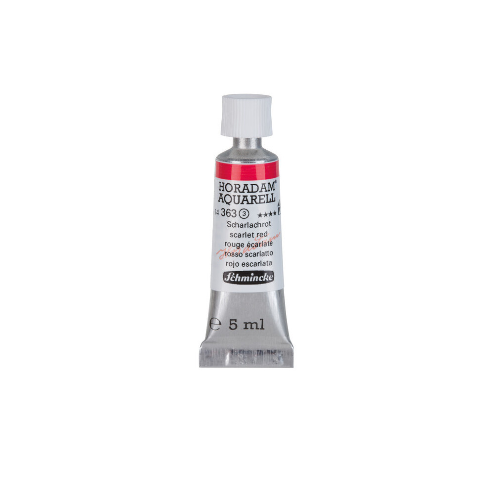 Horadam Aquarell watercolor paint - Schmincke - 363, Scarlet Red, 5 ml