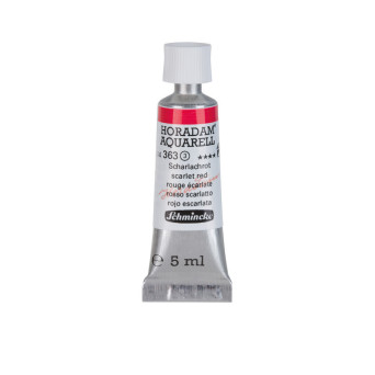 Farba akwarelowa Horadam Aquarell - Schmincke - 363, Scarlet Red, 5 ml