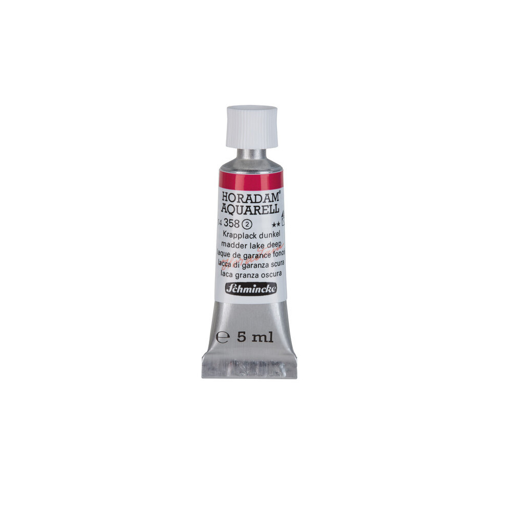 Farba akwarelowa Horadam Aquarell - Schmincke - 358, Madder Lake Deep, 5 ml