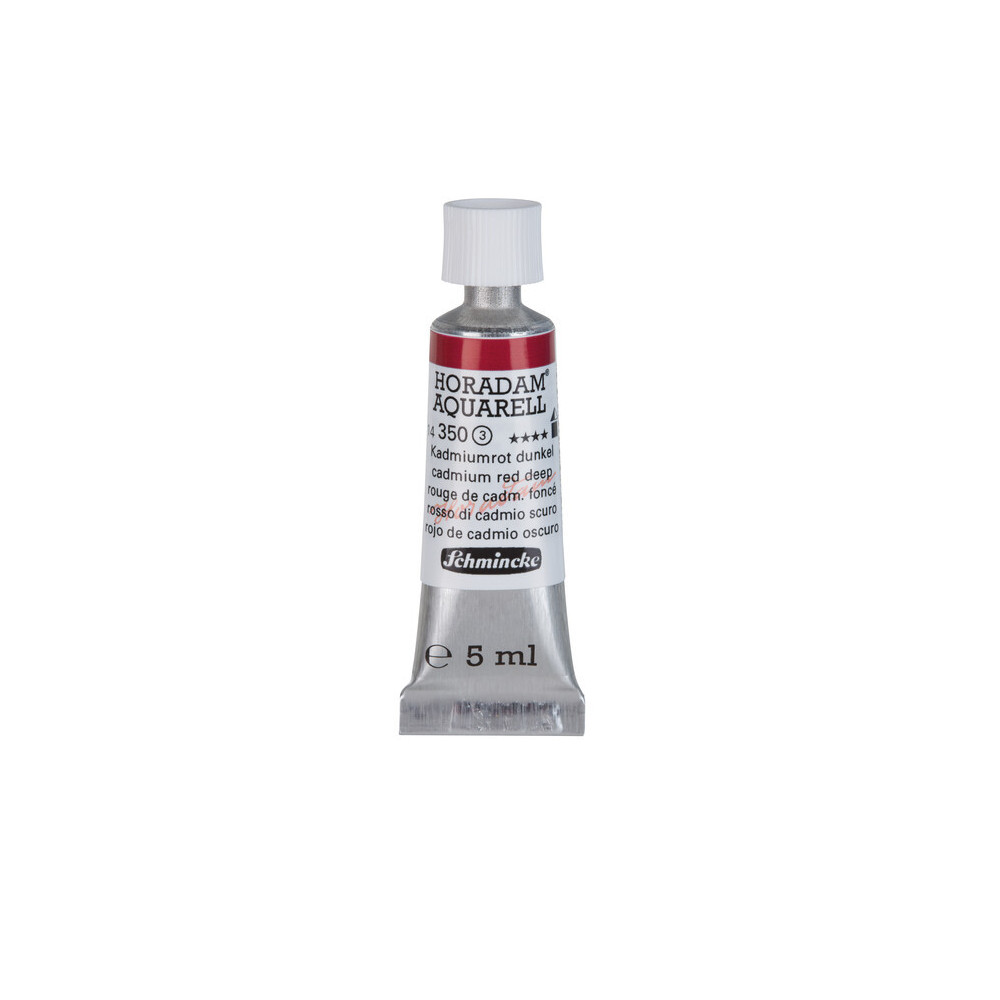 Farba akwarelowa Horadam Aquarell - Schmincke - 350, Cadmium Red Deep, 5 ml