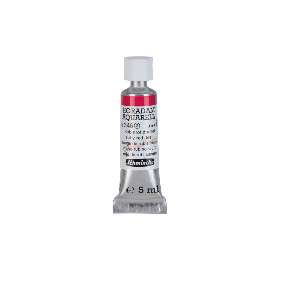 Farba akwarelowa Horadam Aquarell - Schmincke - 346, Ruby Red Deep, 5 ml