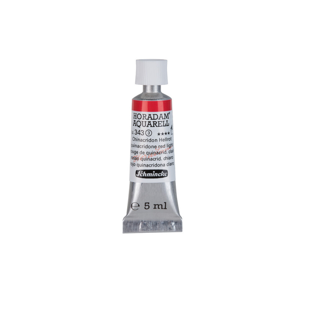 Farba akwarelowa Horadam Aquarell - Schmincke - 343, Quinacridone Red Light, 5 ml