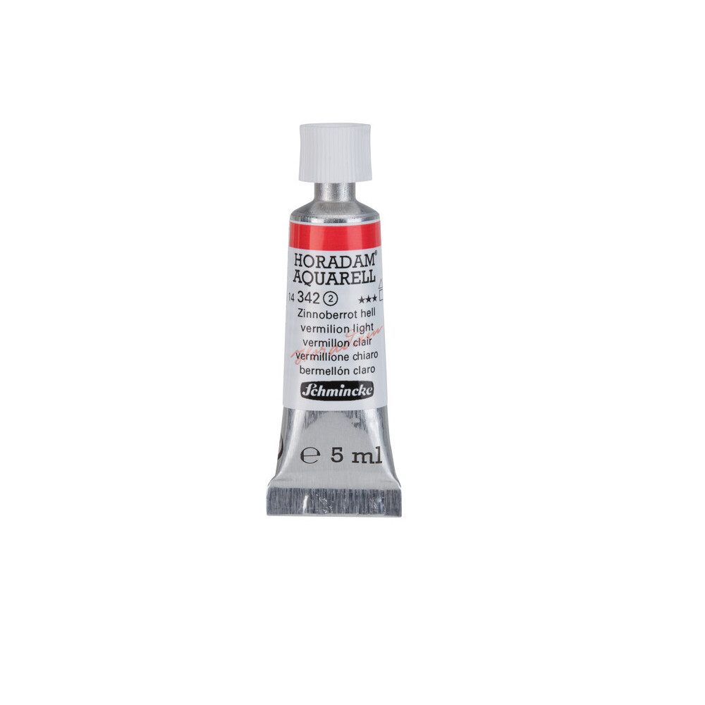 Horadam Aquarell watercolor paint - Schmincke - 342, Vermilion Light, 5 ml