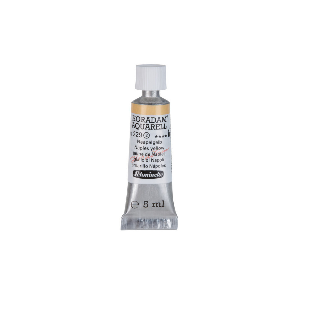 Horadam Aquarell watercolor paint - Schmincke - 229, Naples Yellow, 5 ml