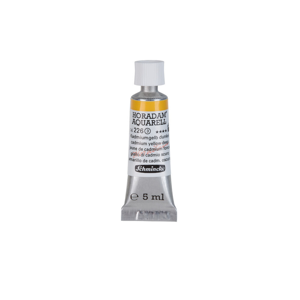 Farba akwarelowa Horadam Aquarell - Schmincke - 226, Cadmium Yellow Deep, 5 ml