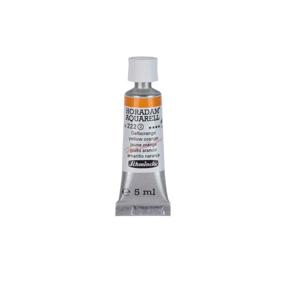 Farba akwarelowa Horadam Aquarell - Schmincke - 222, Yellow Orange, 5 ml