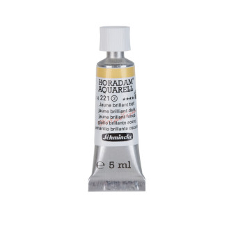 Horadam Aquarell watercolor paint - Schmincke - 221, Jaune Brilliant Dark, 5 ml