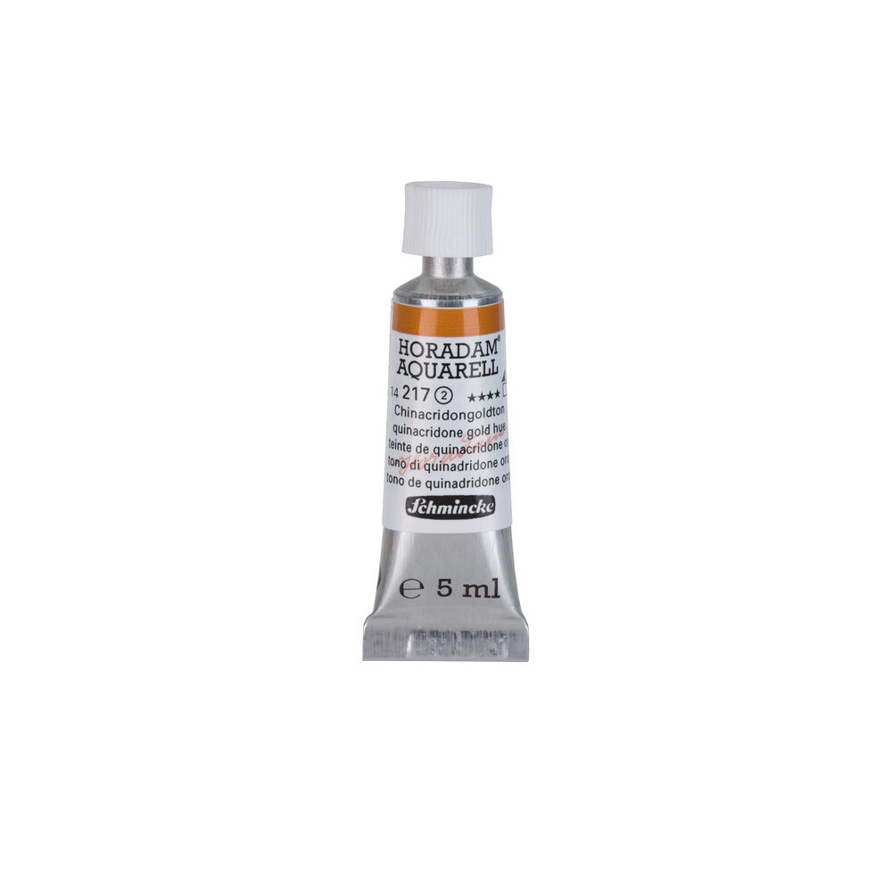 Farba akwarelowa Horadam Aquarell - Schmincke - 217, Quinacridone Gold Hue, 5 ml