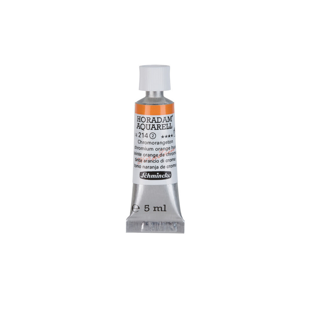 Horadam Aquarell watercolor paint - Schmincke - 214, Chromium Orange Hue, 5 ml