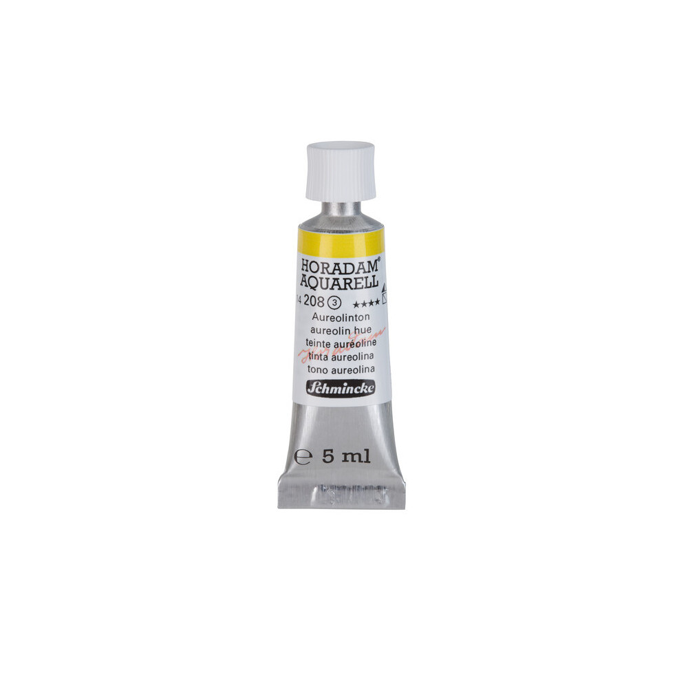 Horadam Aquarell watercolor paint - Schmincke - 208, Aureolin Hue, 5 ml