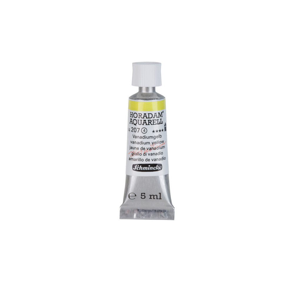 Horadam Aquarell watercolor paint - Schmincke - 207, Vanadium Yellow, 5 ml