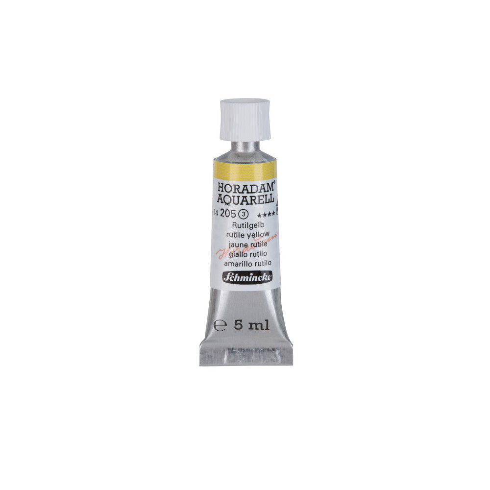 Farba akwarelowa Horadam Aquarell - Schmincke - 205, Rutile Yellow, 5 ml