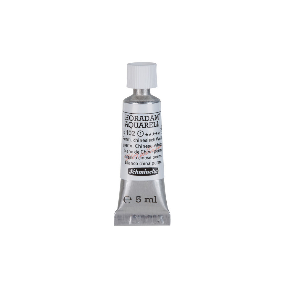 Farba akwarelowa Horadam Aquarell - Schmincke - 102, Permanent Chinese White, 5 ml