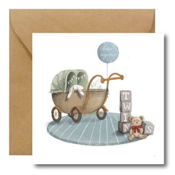 Greeting card - Hi Little - Better Together, 14,5 x 14,5 cm