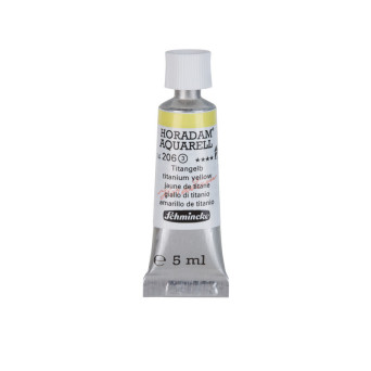 Horadam Aquarell watercolor paint - Schmincke - 206, Titanium Yellow, 5 ml
