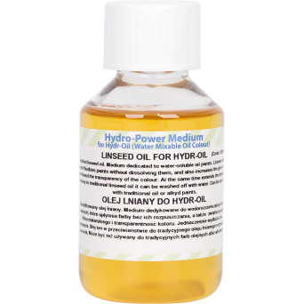 Linseed oil for Hydr-Oil water mixable oil paints - Renesans - 100 ml