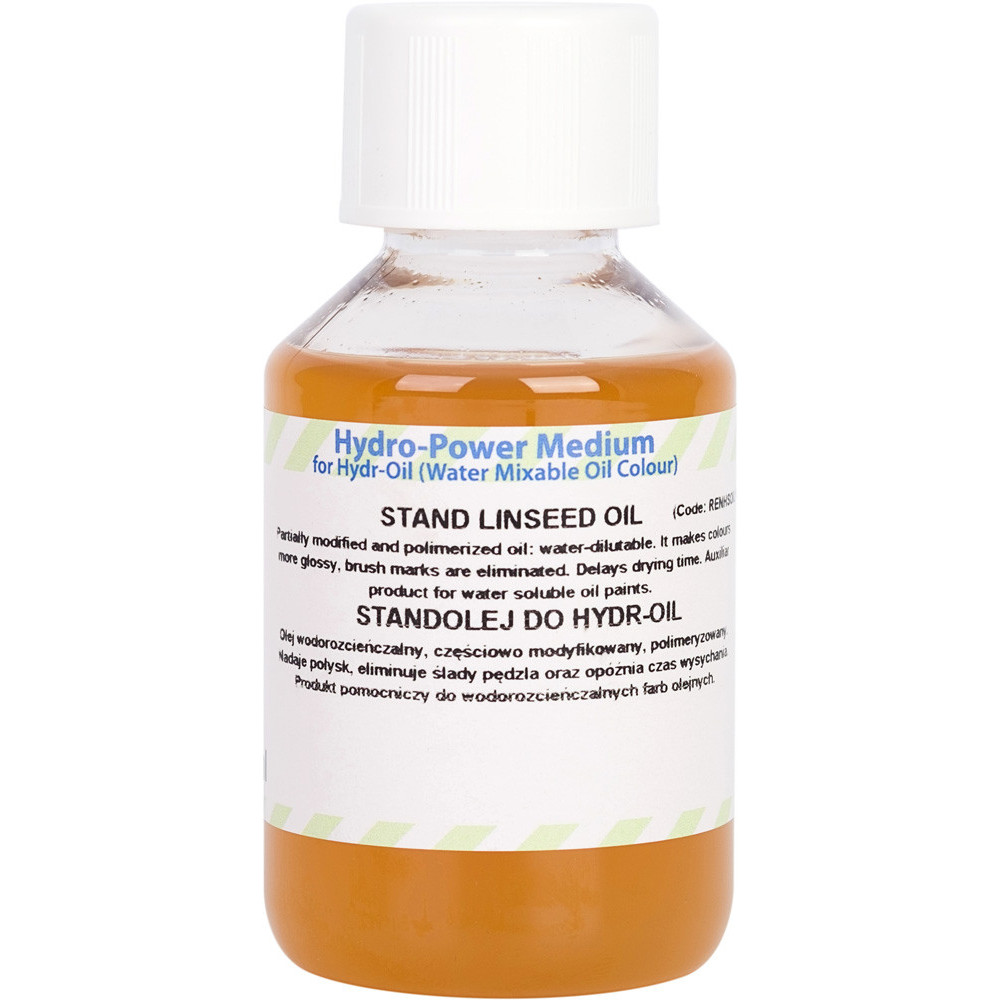 Olej lniany do farb olejnych Hydr-Oil, polimeryzowany - Renesans - 100 ml