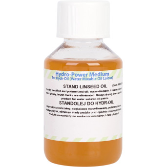 Stand Linseed oil for Hydr-Oil water mixable oil paints - Renesans - 100 ml