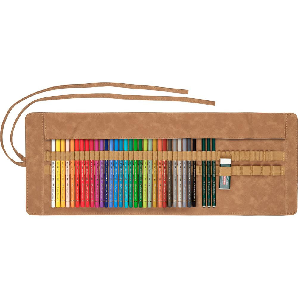 Polychromos colour pencil set with pencil case - Faber-Castell - 30 pcs