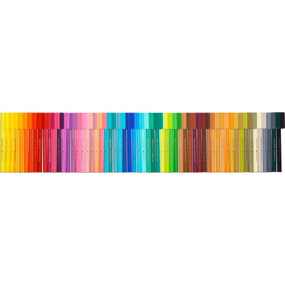 Set of Connector felt tip pens in case - Faber-Castell - 60 colors
