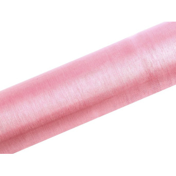 Organza Plain, 0,16 x 9 m, Light Pink