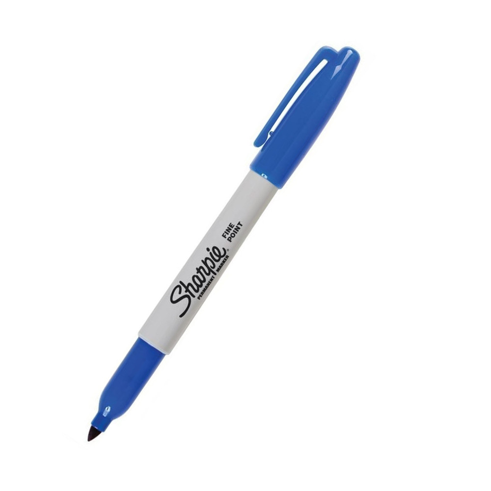 Permanent Fine Point marker - Sharpie - blue, 1 mm