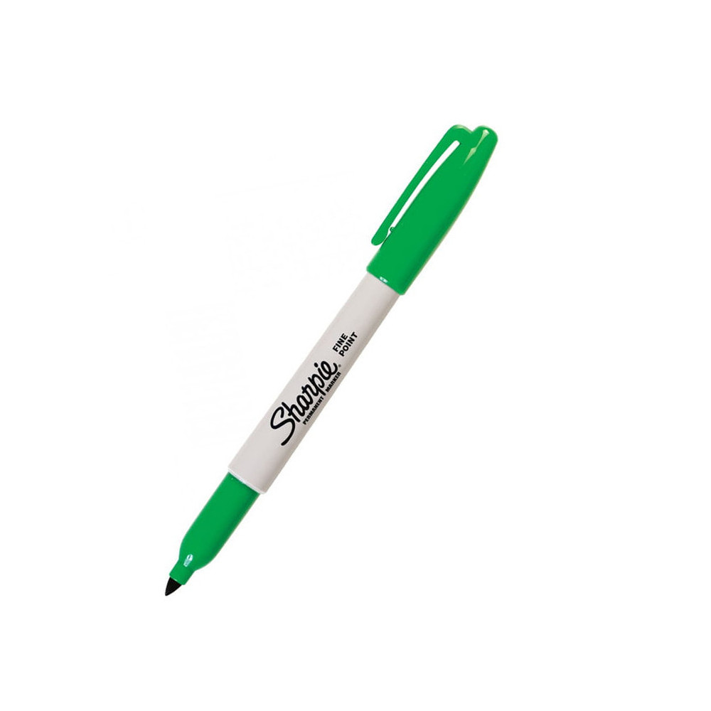 Permanent Fine Point marker - Sharpie - green, 1 mm