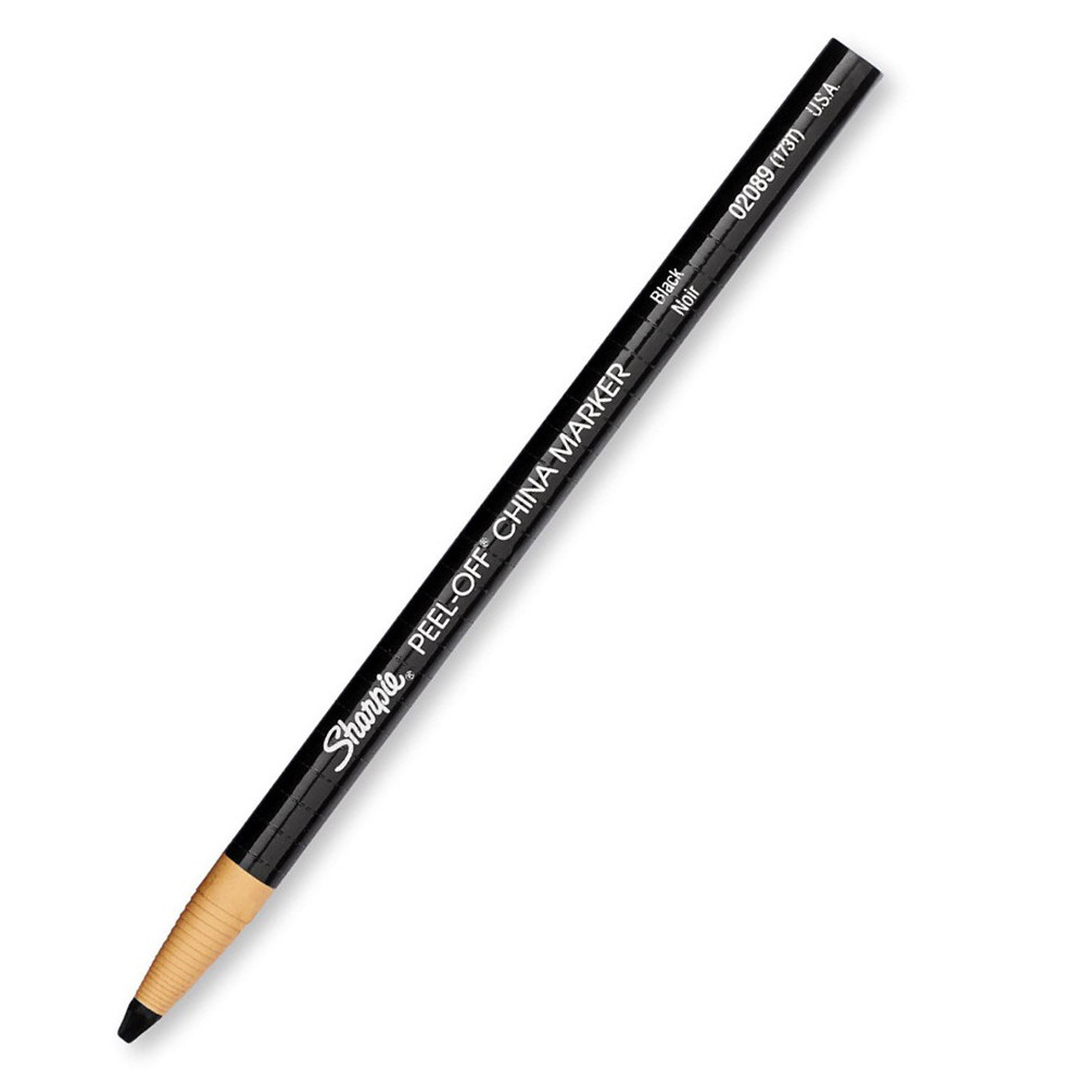 Peel-Off China Marker - Sharpie - black