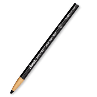 Peel-Off China Marker - Sharpie - black