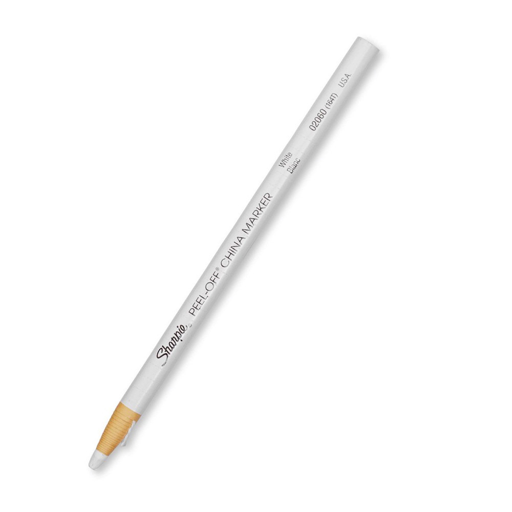Peel-Off China Marker - Sharpie - white