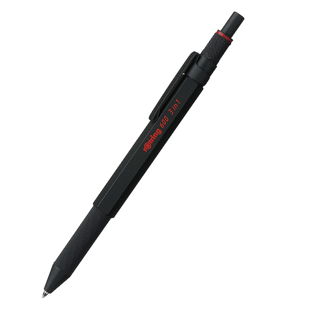 Multipen, ballpoint pen and mechanical pencil 3 in 1 - Rotring - Black