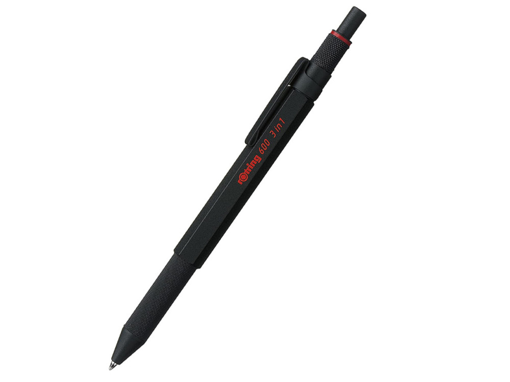 Multipen 600, ołówek i dwukolorowy długopis 3 w 1 - Rotring - Black