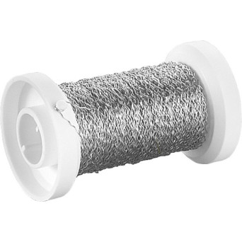 Drucik florystyczny, metalowy - Knorr Prandell - srebrny, 0,25 mm x 50 m