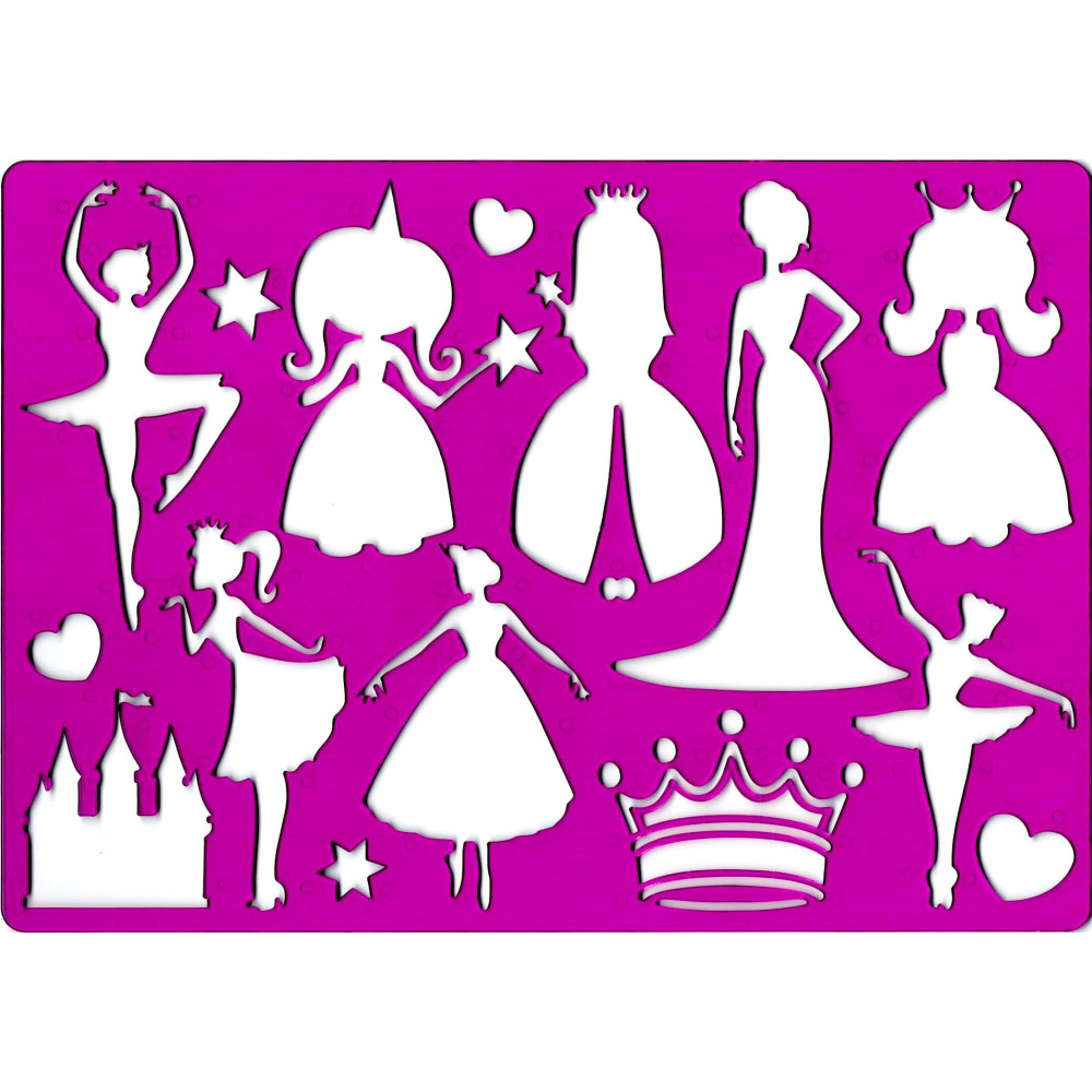 Drawing Template Stencil Koh-i-noor - Princess