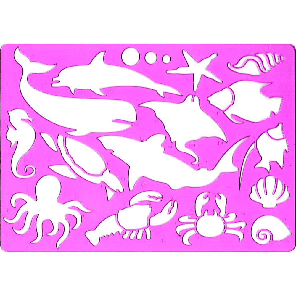 Drawing Template Stencil Koh-i-noor - Ocean