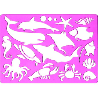 Drawing Template Stencil Koh-i-noor - Ocean