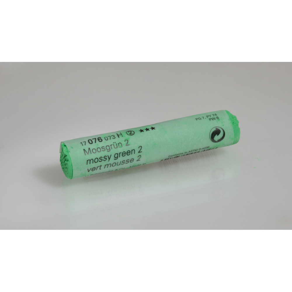 Finest Extra-Soft artists’ pastels - Schmincke - 076, H, Mossy Green 2