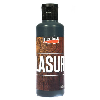 Bejca do drewna Lasur - Pentart - heban, 80 ml