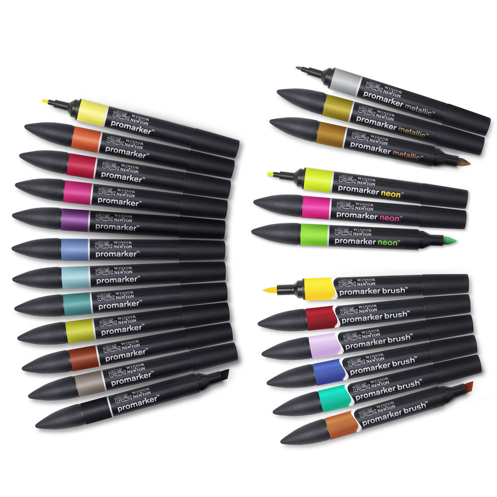 Zestaw Promarker Mixed Marker - Winsor & Newton - 24 szt.