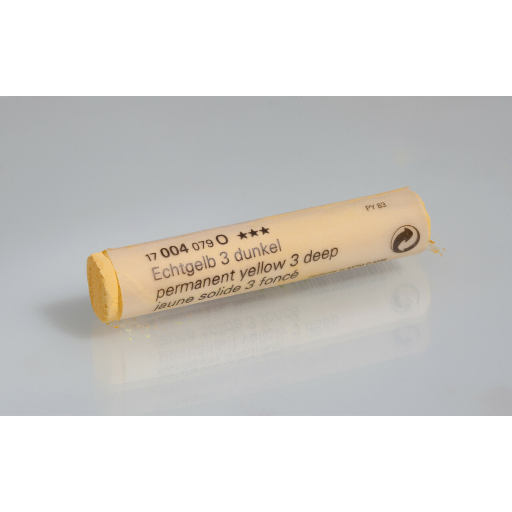 Finest Extra-Soft artists’ pastels - Schmincke - 004, O, Permanent Yellow 3 Deep