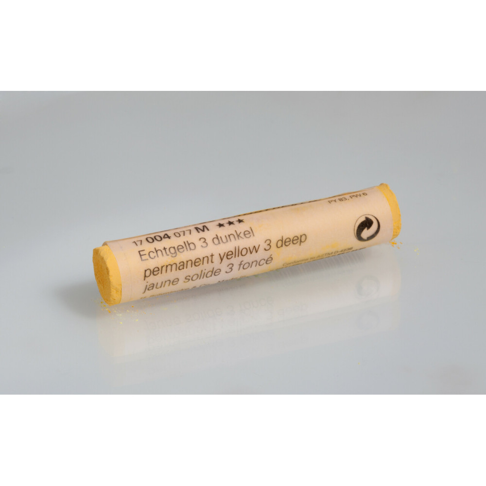 Finest Extra-Soft artists’ pastels - Schmincke - 004, M, Permanent Yellow 3 Deep