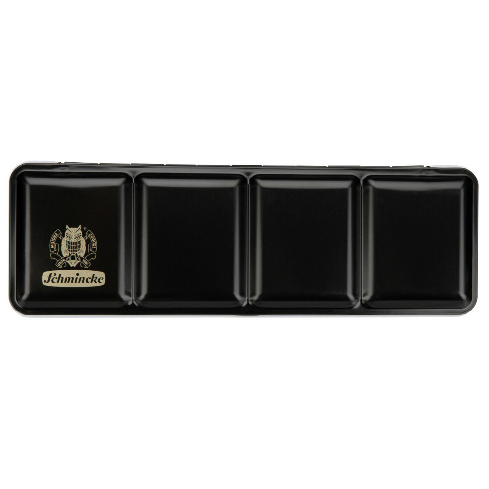 Metal box for watercolor pans and halfpans - Schmincke - 12/24 pcs.