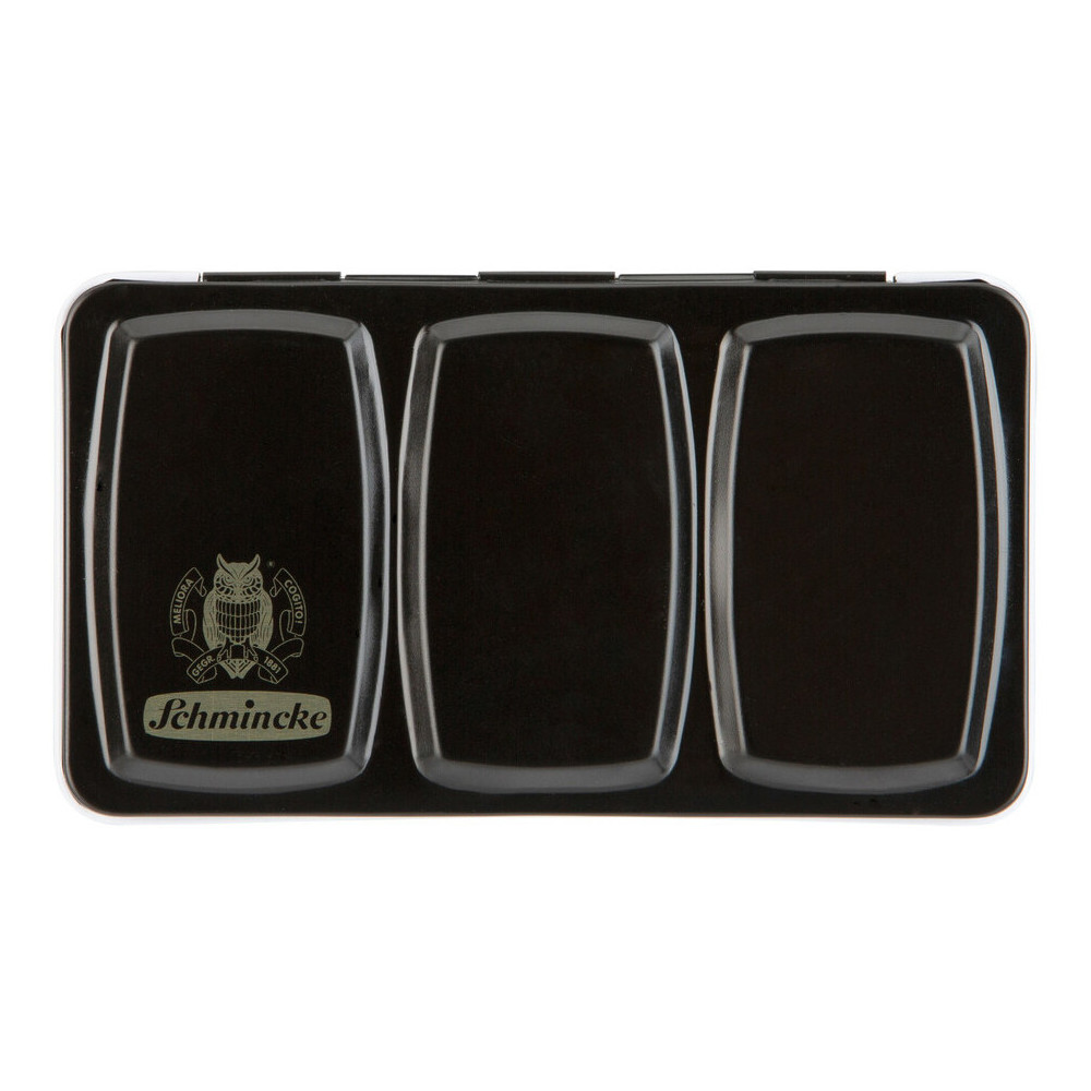 Metal box for watercolor pans and halfpans - Schmincke - 6/12 pcs.