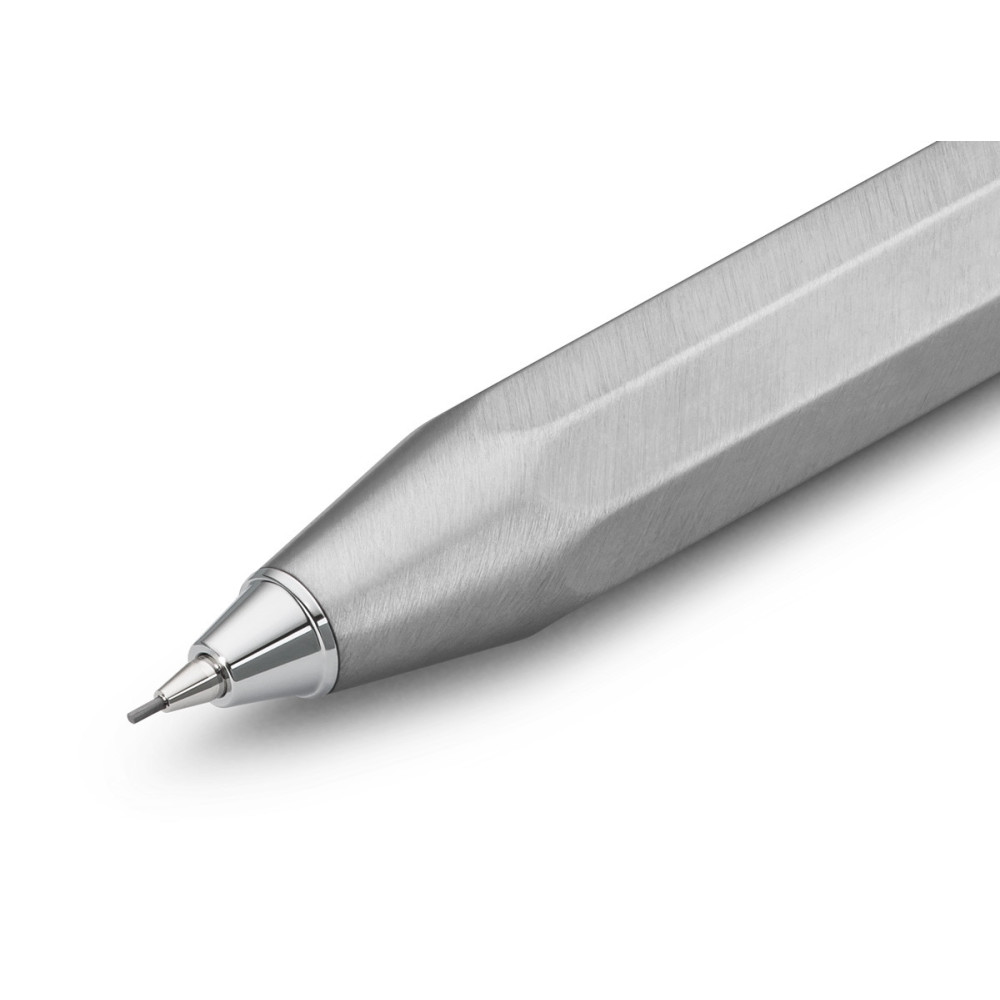 Mechanical pencil Steel Sport - Kaweco - silver, 0,7 mm, HB