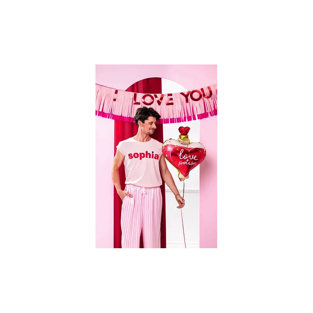 Foil balloon, Love potion - red, 54 x 66 cm