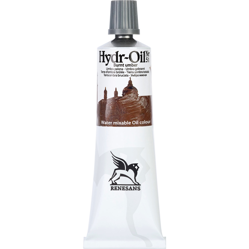 Farba olejna Hydr-Oil - Renesans - 51, burnt umber, 60 ml