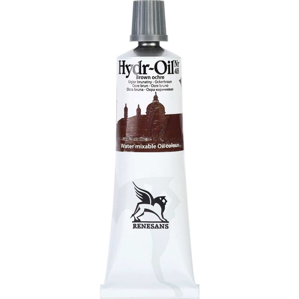 Hydr-Oil water mixable oil paint - Renesans - 48, brown ochre, 60 ml