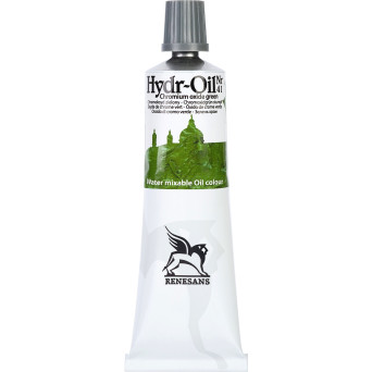 Hydr-Oil water mixable oil paint - Renesans - 41, chromium oxide green, 60 ml