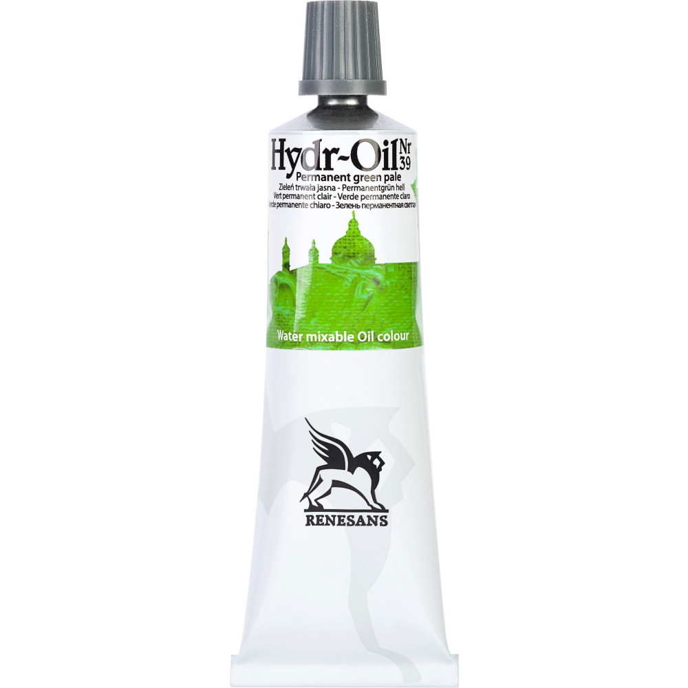 Farba olejna Hydr-Oil - Renesans - 39, permanent green pale, 60 ml