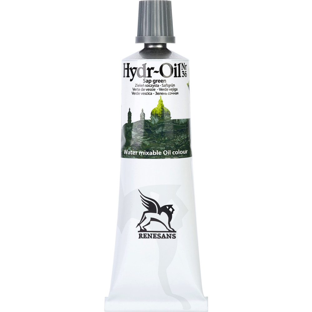 Hydr-Oil water mixable oil paint - Renesans - 36, sap green, 60 ml